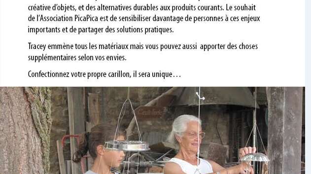 La Naute : Atelier recup, confection de carillon