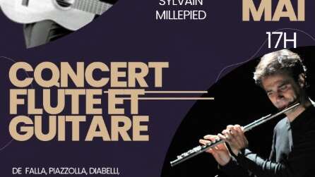 Concert flûte et Guitare à Airial Galerie