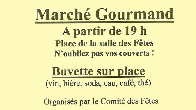Marché gourmand