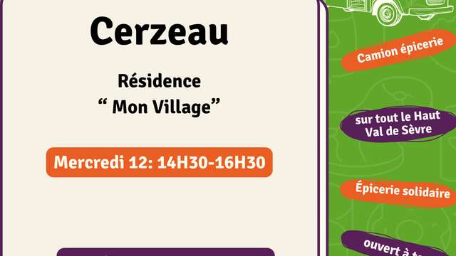 Tournée de l'Epicerie du Val à Cerzeau