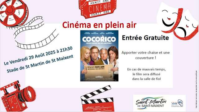 Cinéma en plein air !