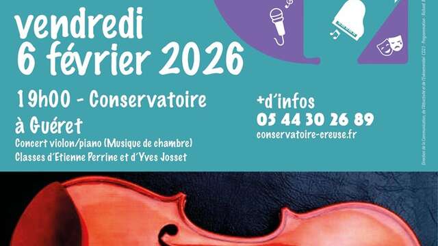 Concert violon/piano