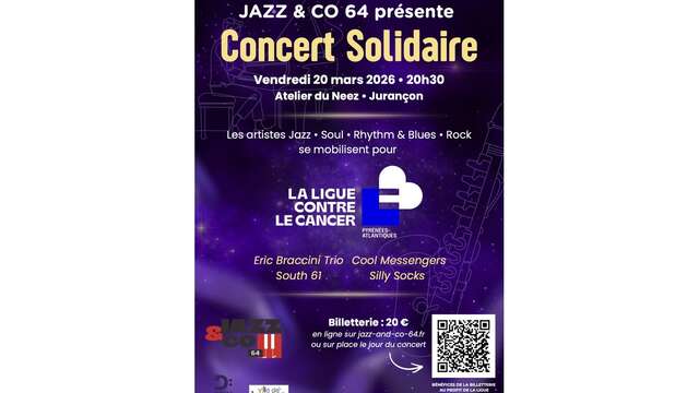 Concert solidaire Jazz&Co64