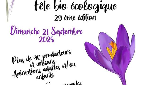 Fête bio écologique Colchique