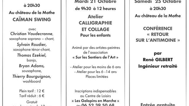 Semaine culturelle des 33èmes Automnales