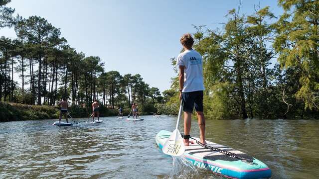 Descente du courant de Mimizan en paddle