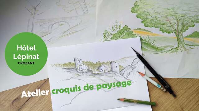 La balade croquis - Initiation croquis de paysage en plein air