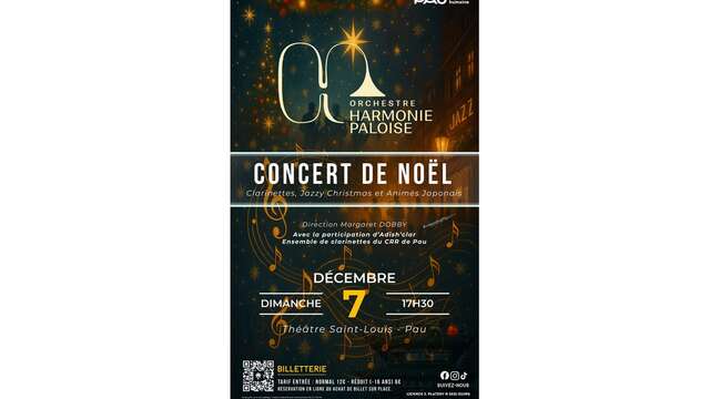 Concert de Noël de l'Harmonie Paloise