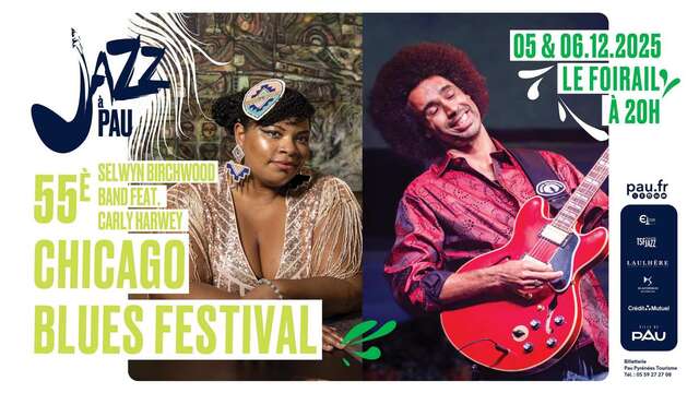 Saison de "Jazz à Pau" : 55è Chicago Blues Festival