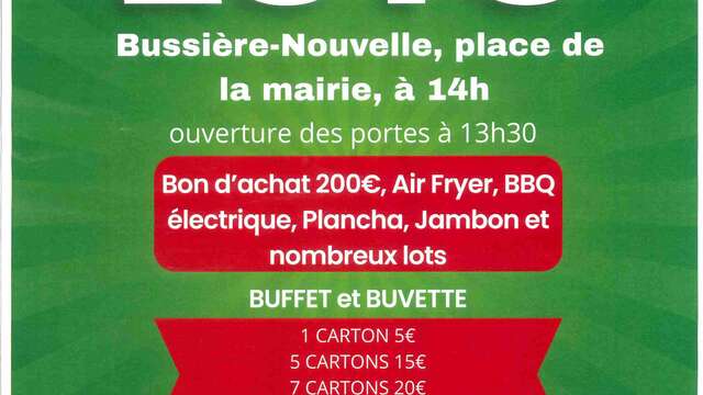 LOTO à Bussière-Nouvelle