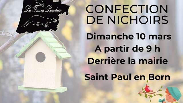 Confection de nichoirs