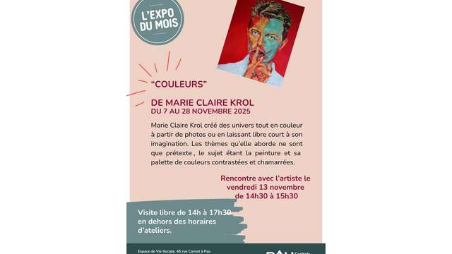 Exposition: "Couleurs" de Marie-Claire Krol