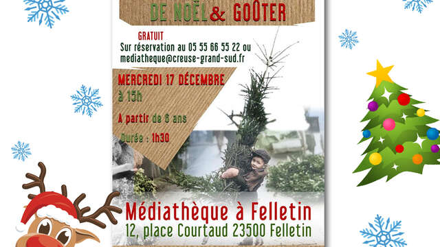 Animation créative de Noël & goûter