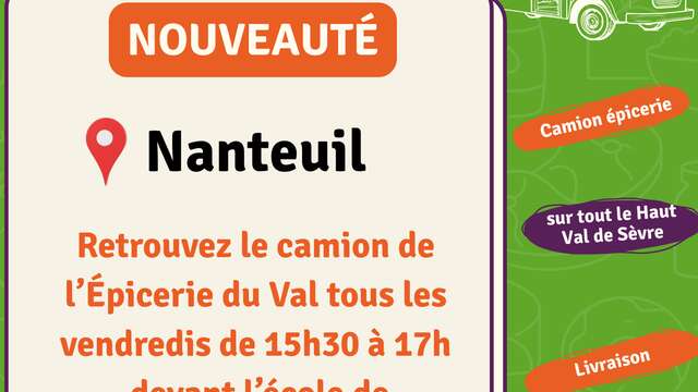 Epicerie du Val - Tournée de mars à Nanteuil