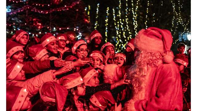 Noël à Pau - Inauguration du village de Noël Place Royale