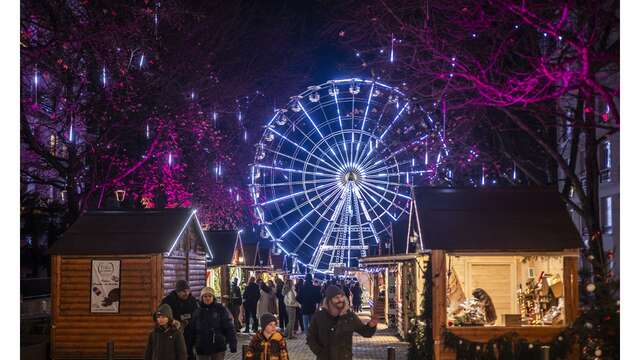 Noël à Pau - Marché de Noël- Boulevard Aragon