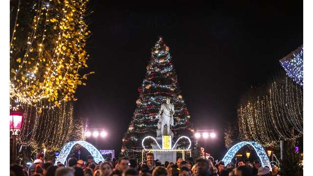 Noël à Pau - Marché de Noël- Sud de la place Royale