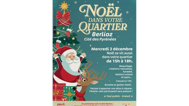 Noël à Pau : Quartier Berlioz