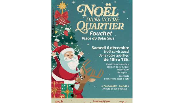 Noël à Pau : Quartier Fouchet