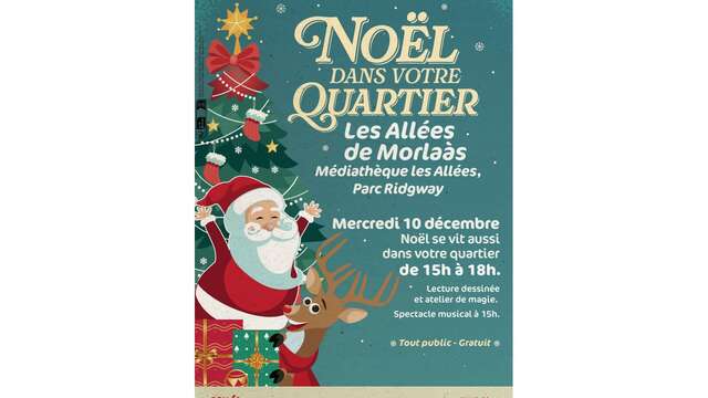 Noël à Pau : Quartier Allées de Morlaas