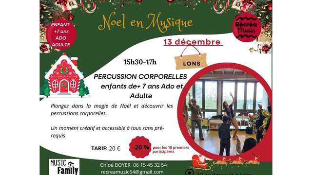 Percussions Corporelles de Noel