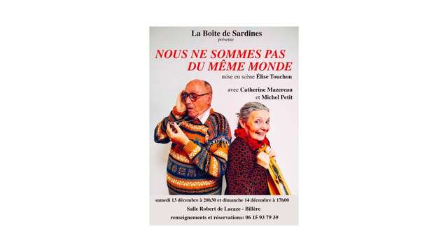 Nous ne sommes pas du même monde