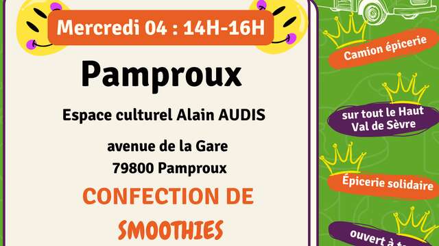 Animation smoothies à Pamproux
