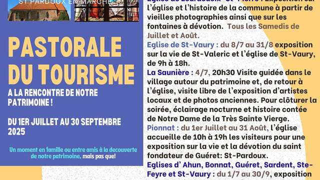 Pastorale du Tourisme : visite guidée