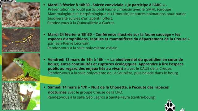 ABC de la biodiversité : soirée conviviale