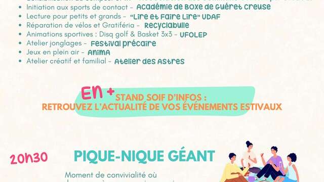 Quartiers d'été : animations, ateliers...