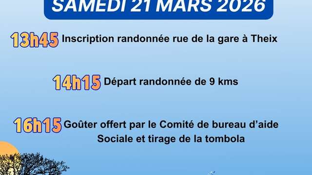 Randonnée Mars Bleu