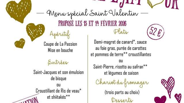 La Table de Chamborand fête l'Amour