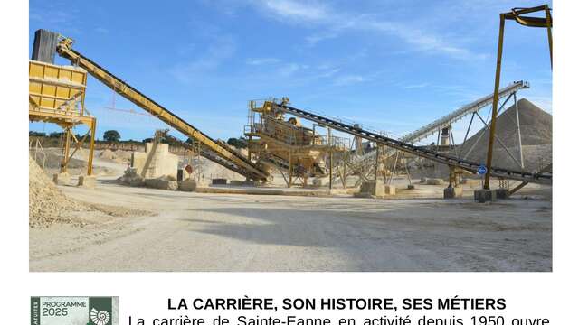 La carrière de Sainte-Eanne, son histoire, ses métiers