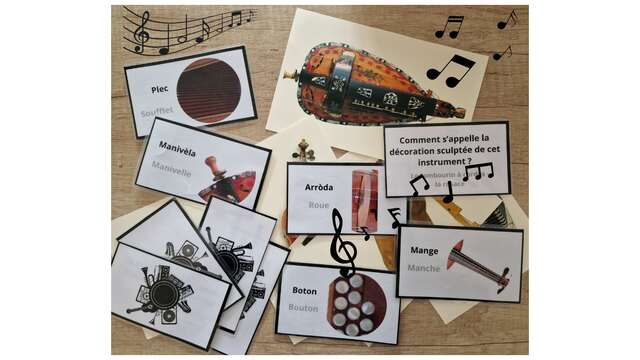 Pim, pam, pet ! Jeux sur les instruments de musique.