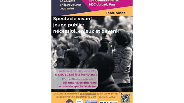 Spectacle vivant, jeune public: nécessité, enjeux et devenir