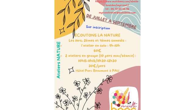 Ecoutons la nature