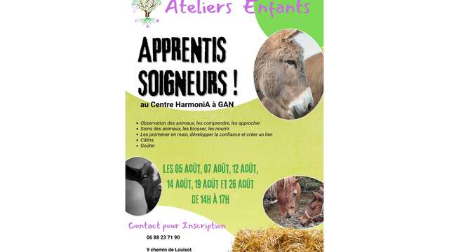 Ateliers Enfants "Apprentis Soigneurs"