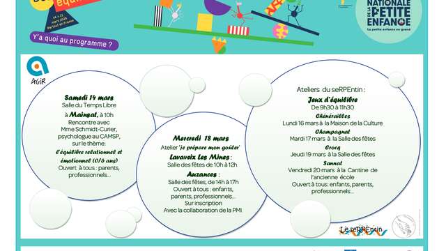 Atelier seRPEntin : Jeux d'équilibre