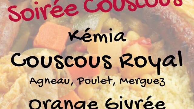 SOIREE COUSCOUS AU CAMPING-RESTAURANT LA PERLE