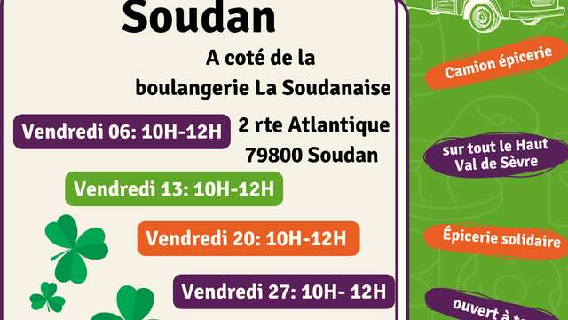 Epicerie du Val - Tournée de Mars à Soudan