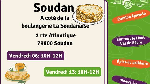 Epicerie du Val : tournée de février Soudan