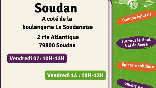 Tournée de l'Epicerie du Val à Soudan