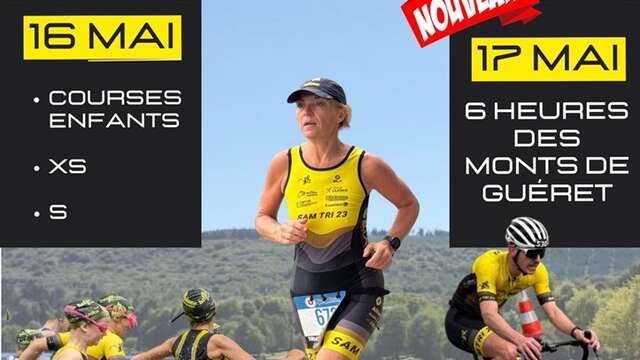 Triathlon et les 6h des Monts de Guéret