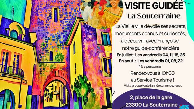 Visite animée de la vieille ville de La Souterraine
