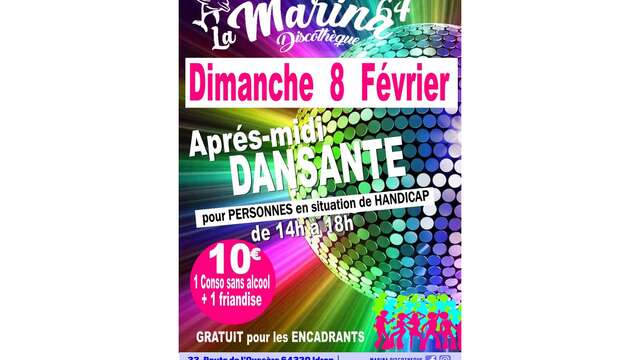 Après-midi dansante pour personnes en situation de handicap