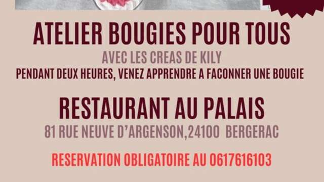 Atelier bougie | Au Palais