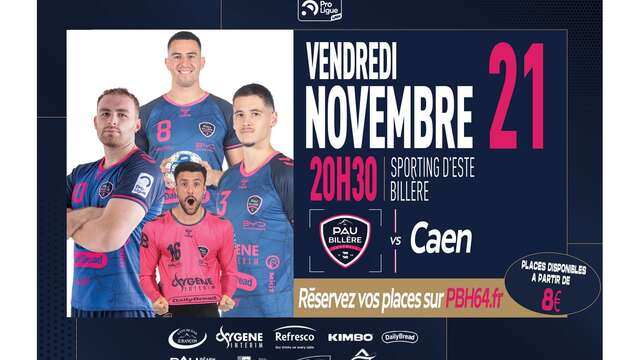 Handball:  Pau Billère Handball Vs Caen