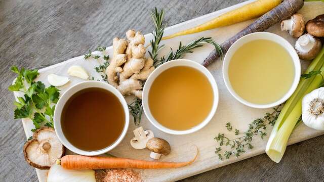 Cours de cuisine : Bouillons et Jus