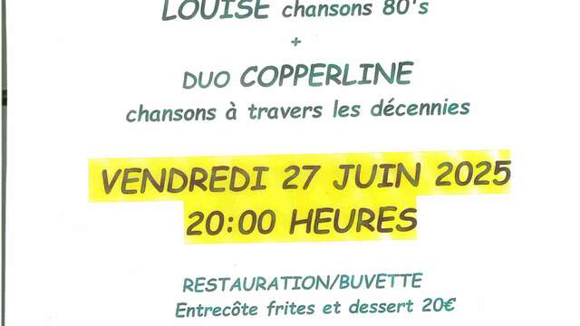 Concert : Plan d'eau/Camping des Vergnes à Auzances