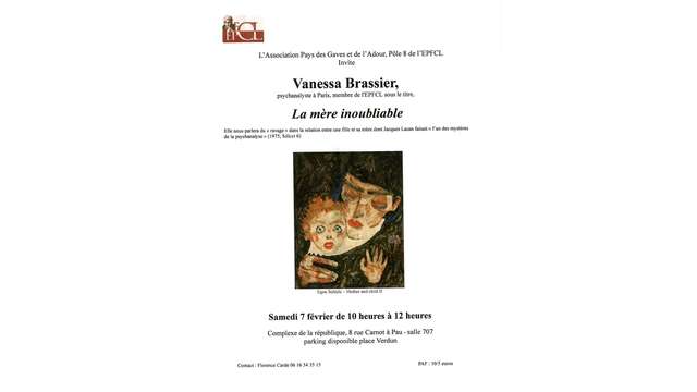 Conférence "La mère inoubliable"